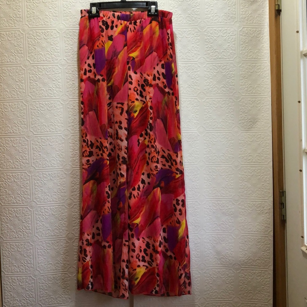 Wide Leg Animal Print Tiger King Vibe Pants Large